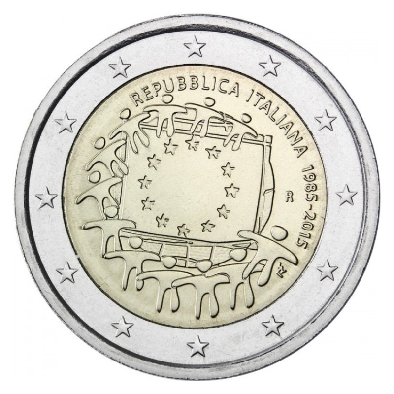Italy 2015 2 euro - European flag