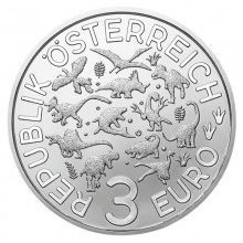 Austria 2022 3 euro coin