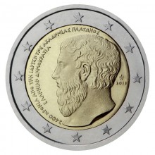 Graikija 2013 2 eurų proginė moneta - Platonas