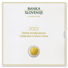 Slovenija 2022 bankinis euro rinkinys BU
