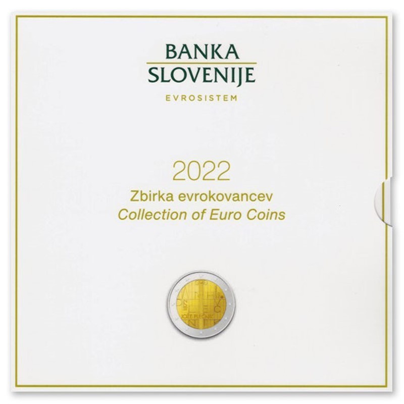 Slovenija 2022 bankinis euro rinkinys BU