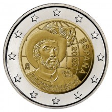 Spain 2022 2 euro coin - 500 years of the first circumnavigation of the world