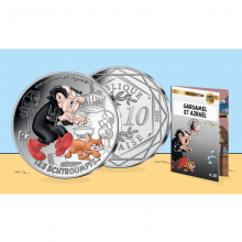 Prancūzija 2020 10 euro sidabrinė spalvota moneta - Gargamelis ir Azraelis (BU)