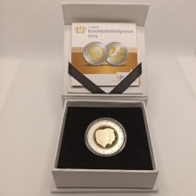 Nyderlandai 2014 2 eurų proginė moneta - Oficialus atsisveikinimas su buvusia karaliene Beatriče (proof)