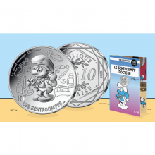 France 2020 10 euro silver coin - Doctor Smurf (BU)