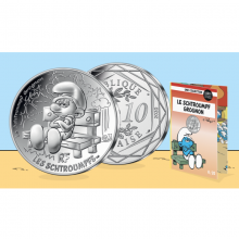 France 2020 10 euro silver coin - Grouchy Smurf (BU)