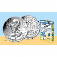 France 2020 10 euro silver coin - Tailor Smurf (BU)