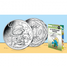 France 2020 10 euro silver coin - Farmer Smurf (BU)