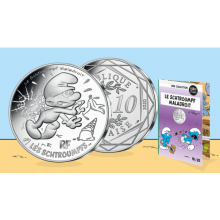 France 2020 10 euro silver coin - Clumsy Smurf (BU)
