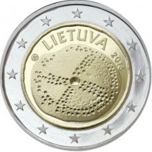 Lietuva 2016 2 eurų proginė moneta - Baltų kultūra (BU)