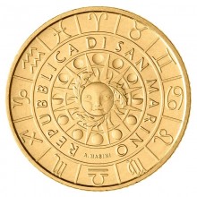 San Marino 2021 5 euro coin - Pisces (reverse)