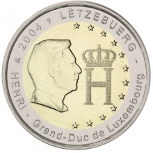 Liuksemburgas 2004 2 euro proginė moneta - Didysis kunigaikštis Henri