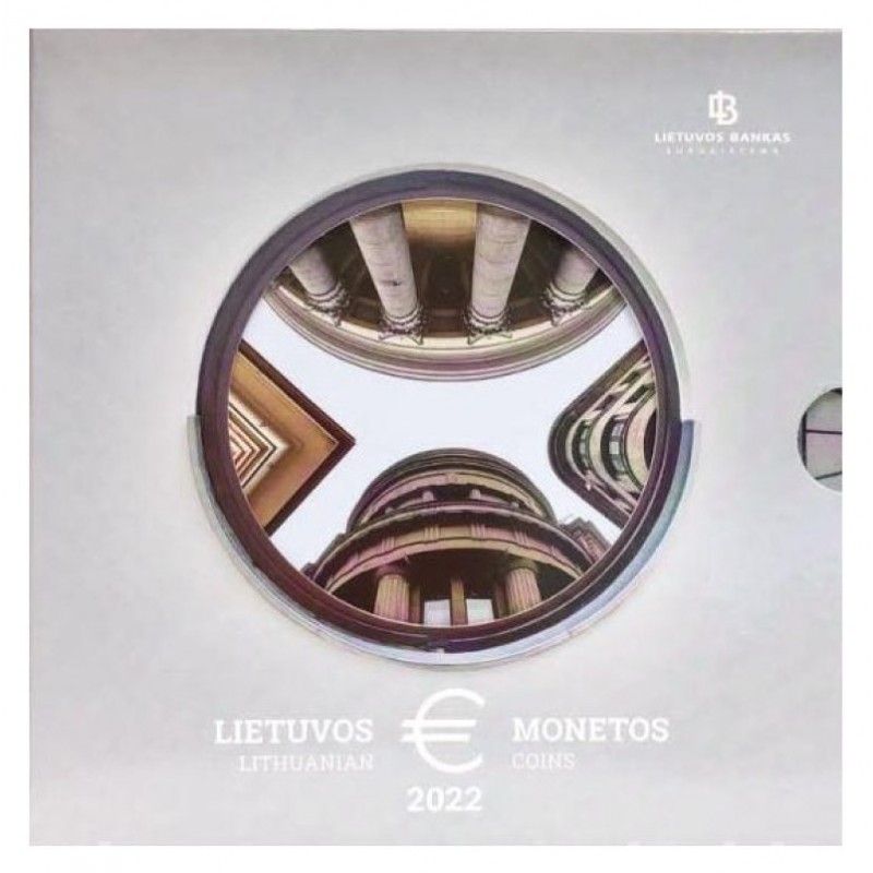 Lietuva 2022 euro monetų rinkinys bankinis
