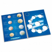 Coin card for 1 euro coin set
