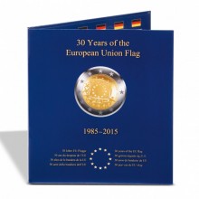 Leuchtturm Presso album for EU coins - 30 years of the EU flag