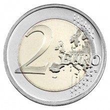 Belgija 2016 2 eurų moneta face value