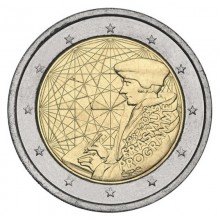 Ireland 2022 2 euro coin - Erasmus programme