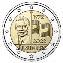 Luxembourg 2022 2 euro coin - 50th anniversary of legal protection of the Luxembourg flag