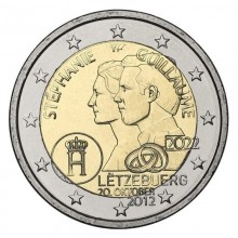 Luxembourg 2022 2 euro coin - Wedding
