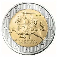 Lithuania 2021 2 euro coin