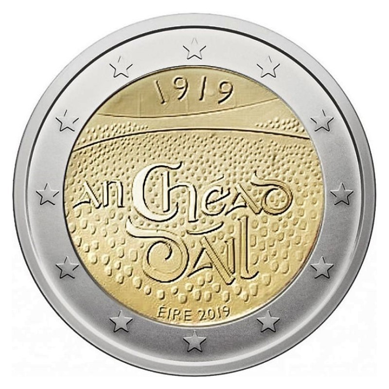 Ireland 2019 2 euro coin - Irish Parliament