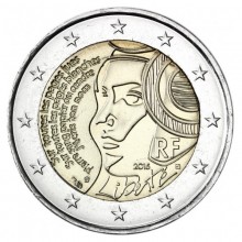 Prancūzija 2015 2 euro proginė moneta - Federacijos šventės 225-metis