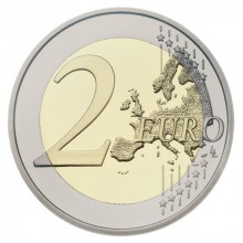Malta 2012 2 eurų proginė moneta - 10 metų eurui (TYE)