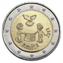 Malta 2017 2 euro proginė moneta - Taika