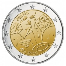 Malta 2020 2 euro coin - Children’s games