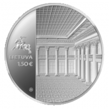 Lietuva 2022 1.5 euro moneta - Lietuvos Banko 100-metis