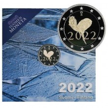 Suomija 2022 2 eurų proginė moneta Baletas dėžutėje (proof kokybė)