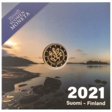 Suomija 2021 2 euro proginė moneta dėžutėje - Žurnalistika (PROOF)
