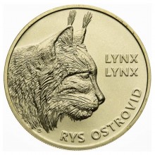 Slovakia 2022 5 euro coin - Lynx Lynx reverse