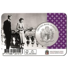 Malta 2022 2,5 eurų kolekcinė moneta kortelėje - Karalienės Elžbietos II platininis jubiliejus