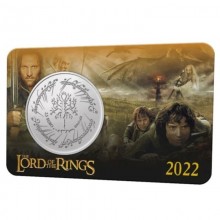 Malta 2022 2,5 eurų kolekcinė moneta  Žiedų valdovas (BU kortelė)