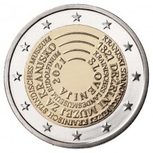 Slovenia 2021 2 euro coin - 200th anniversary of the foundation of the Regional Museum of Carniola
