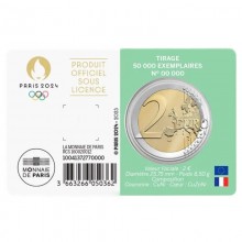 Prancūzija 2023 2 euro proginė moneta - Olimpiada Paryžius 2024 (BU)