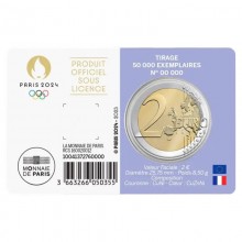 France 2023 2 euro coincard - Olympic Games Paris 2024 - Sower (BU)