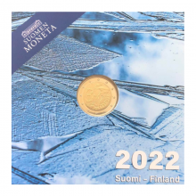 Finland 2022 2 euro coin in box - Erasmus programme