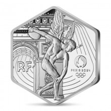 France 2022 10 euro silver hexagonal coin - Olympic Games Paris 2024-Genius