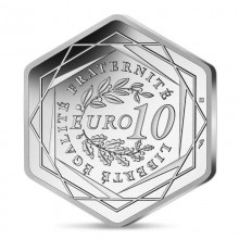 Prancūzija 2022 10 eurų sidabrinė moneta - Genius