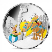 France 2022 10 euro silver coloured collector coin - Asterix and Griffin (PROOF)