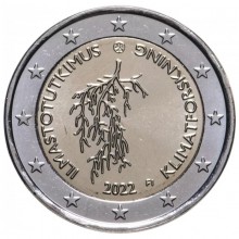 Suomija 2022 2 eurų proginė moneta - Klimato kaita