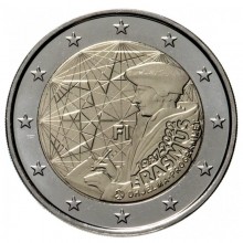 Finland 2022 2 euro coin - Erasmus programme