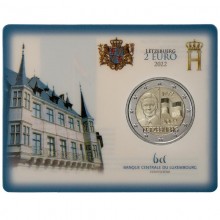 Luxembourg 2022 2 euro coin - 50th anniversary of the legal protection of the Luxembourg flag (BU)