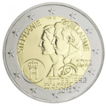 Liuksemburgas 2022 2 eurų proginė moneta - Vestuvės (BU)