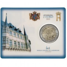 Liuksemburgas 2022 2 eurų proginė moneta kortelėje - Vestuvės