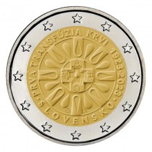 Slovakia 2023 2 euro coin - 100th anniversary of the first blood transfusion in Slovakia