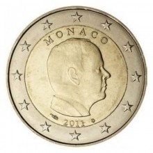 Monaco 2011 2 euro coin
