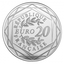 Prancūzija 2022 20 euro sidabrinė kolekcinė moneta - Pirmininkavimas ES